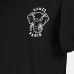 Camisetas T-shirt Elephant "Varsity Jungle" Kenzo Preto Homme