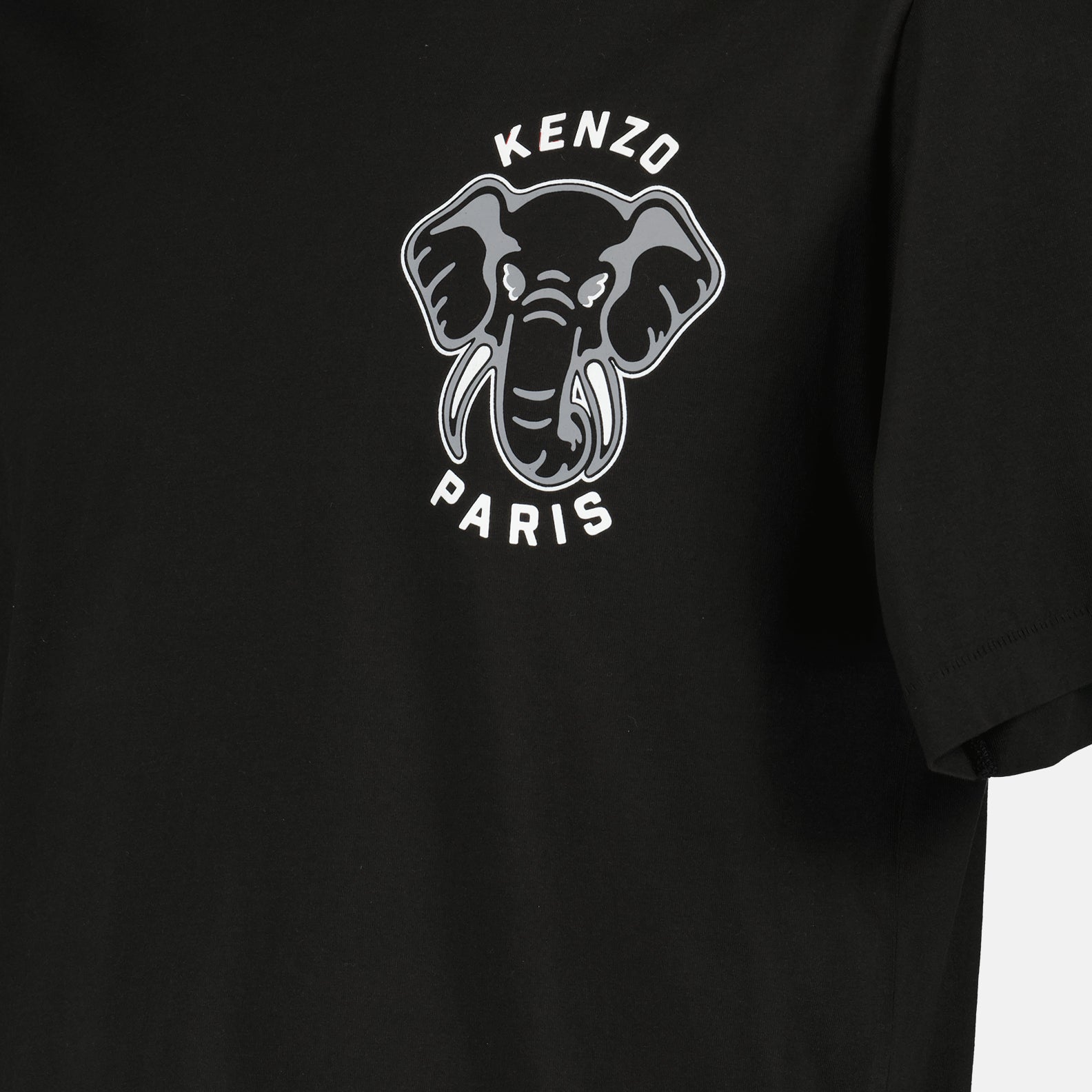 Camisetas T-shirt Elephant "Varsity Jungle" Kenzo Preto Homme