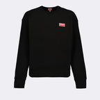 スウェットシャツ ロゴスウェットシャツ Kenzo 黒 男