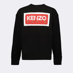 スウェットシャツ ロゴスウェットシャツ Kenzo 黒 男