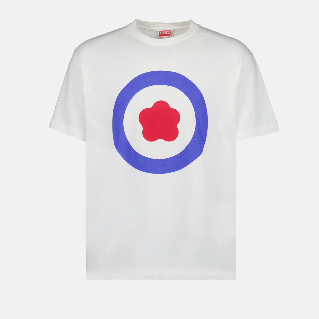 T-shirts T-shirt oversize Kenzo Target Kenzo Blanc Homme