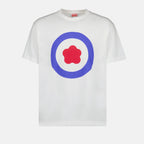 T-shirts T-shirt oversize Kenzo Target Kenzo Blanc Homme
