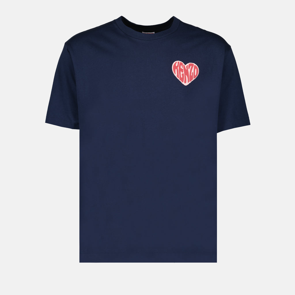 T-shirts T-shirt Hearts Kenzo Bleu Homme