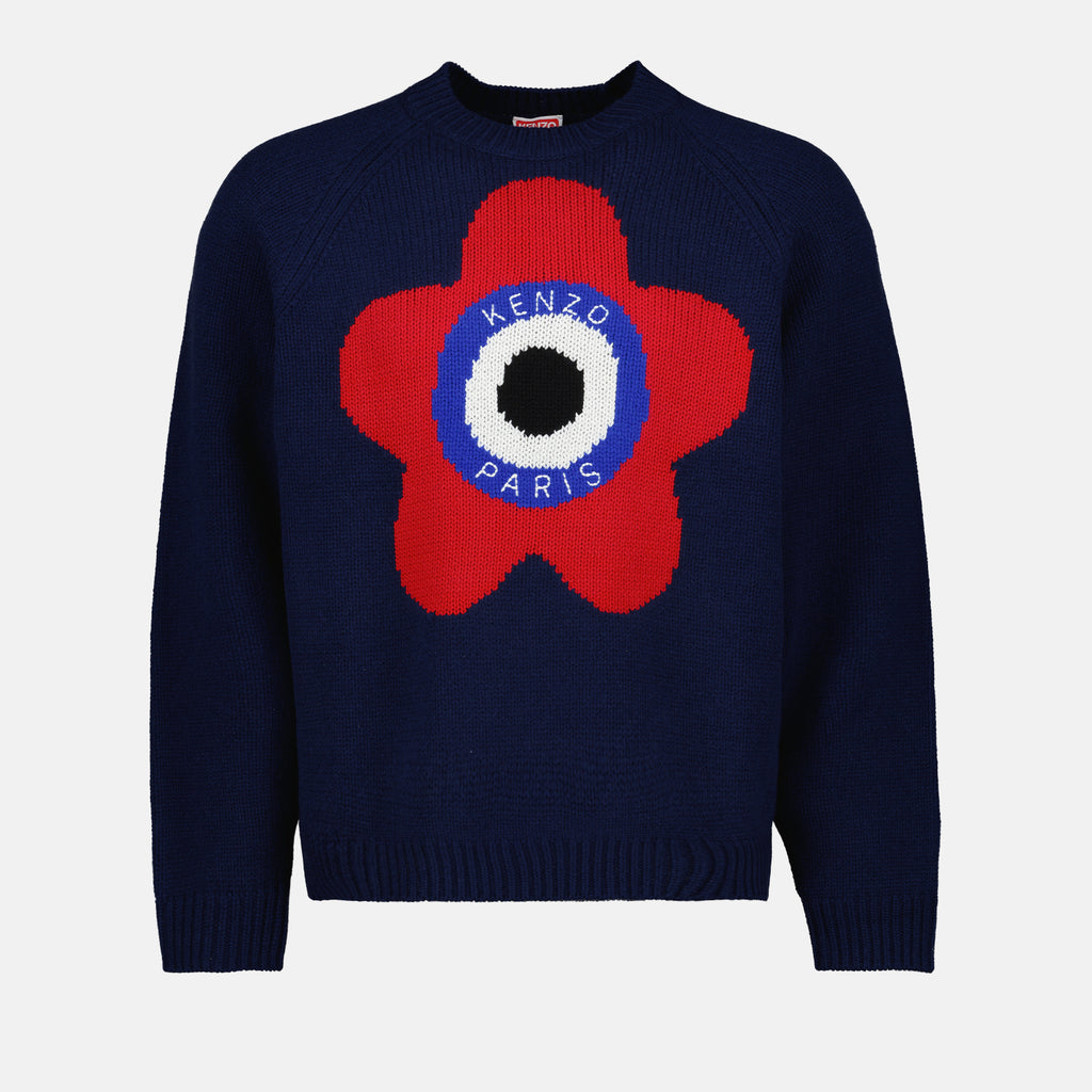 니트웨어 Pull Kenzo Target Kenzo 파란색 Homme