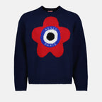 니트웨어 Pull Kenzo Target Kenzo 파란색 Homme