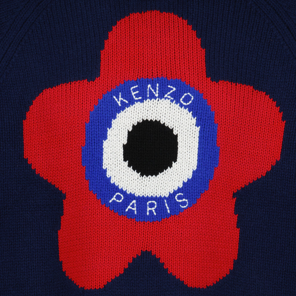 니트웨어 Pull Kenzo Target Kenzo 파란색 Homme