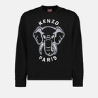 스웨트셔츠 Pull Kenzo Elephant Varsity Jungle Kenzo 검은색 Homme
