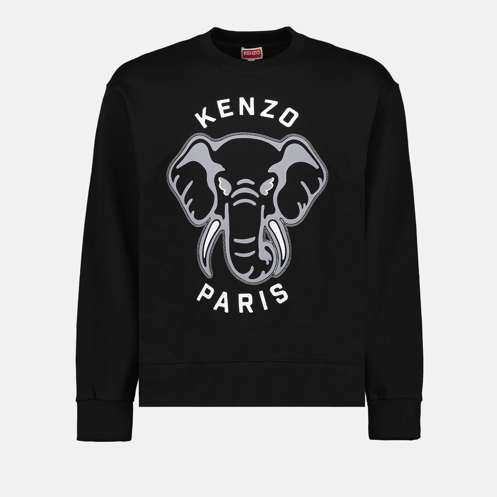 스웨트셔츠 Pull Kenzo Elephant Varsity Jungle Kenzo 검은색 Homme