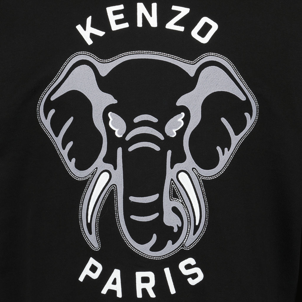 스웨트셔츠 Pull Kenzo Elephant Varsity Jungle Kenzo 검은색 Homme