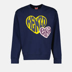 Sudaderas Sweatshirt à logos Kenzo Azul Homme