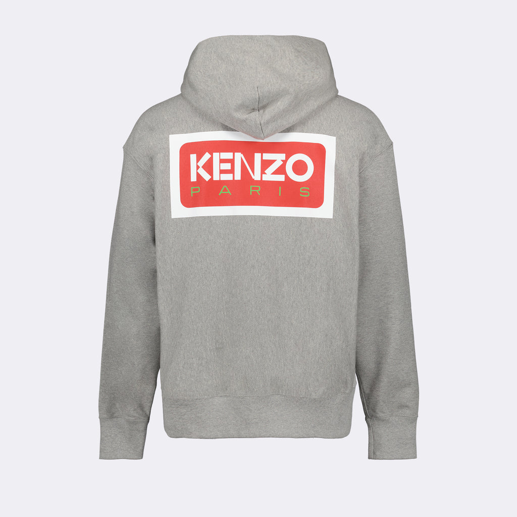 Sweatshirts Sweat à capuche à logos Kenzo Grau Homme