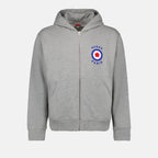 Sweatshirts Sweatshirt zippé Kenzo Target Kenzo Gris Homme