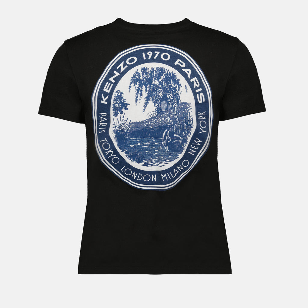 T-shirt T-shirt Rue Vivienne Kenzo Nero Femme