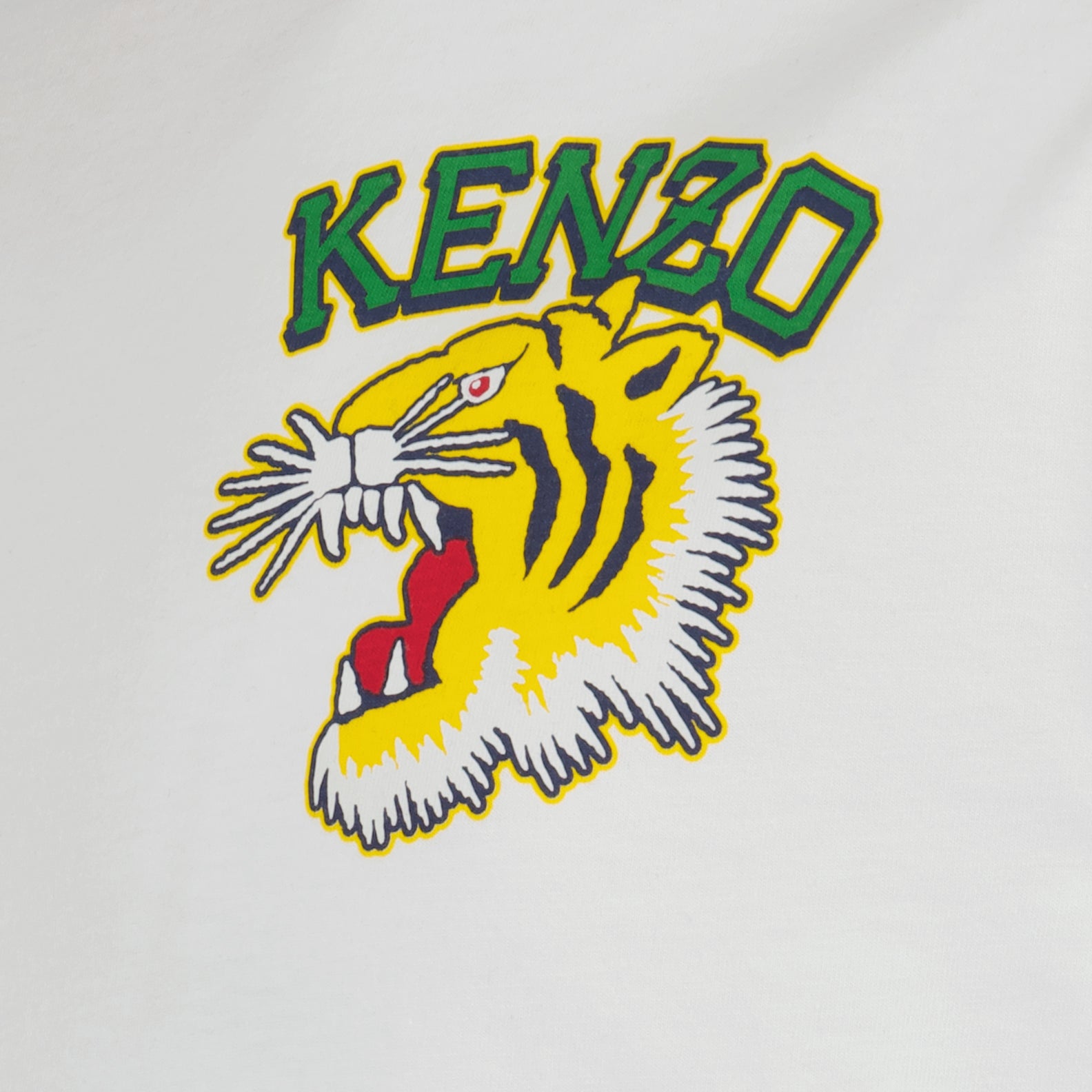 Tシャツ タイガー バーシティ ジャングル T シャツ Kenzo 白 男