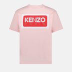 Camisetas T-shirt à logos Kenzo Rosa Homme