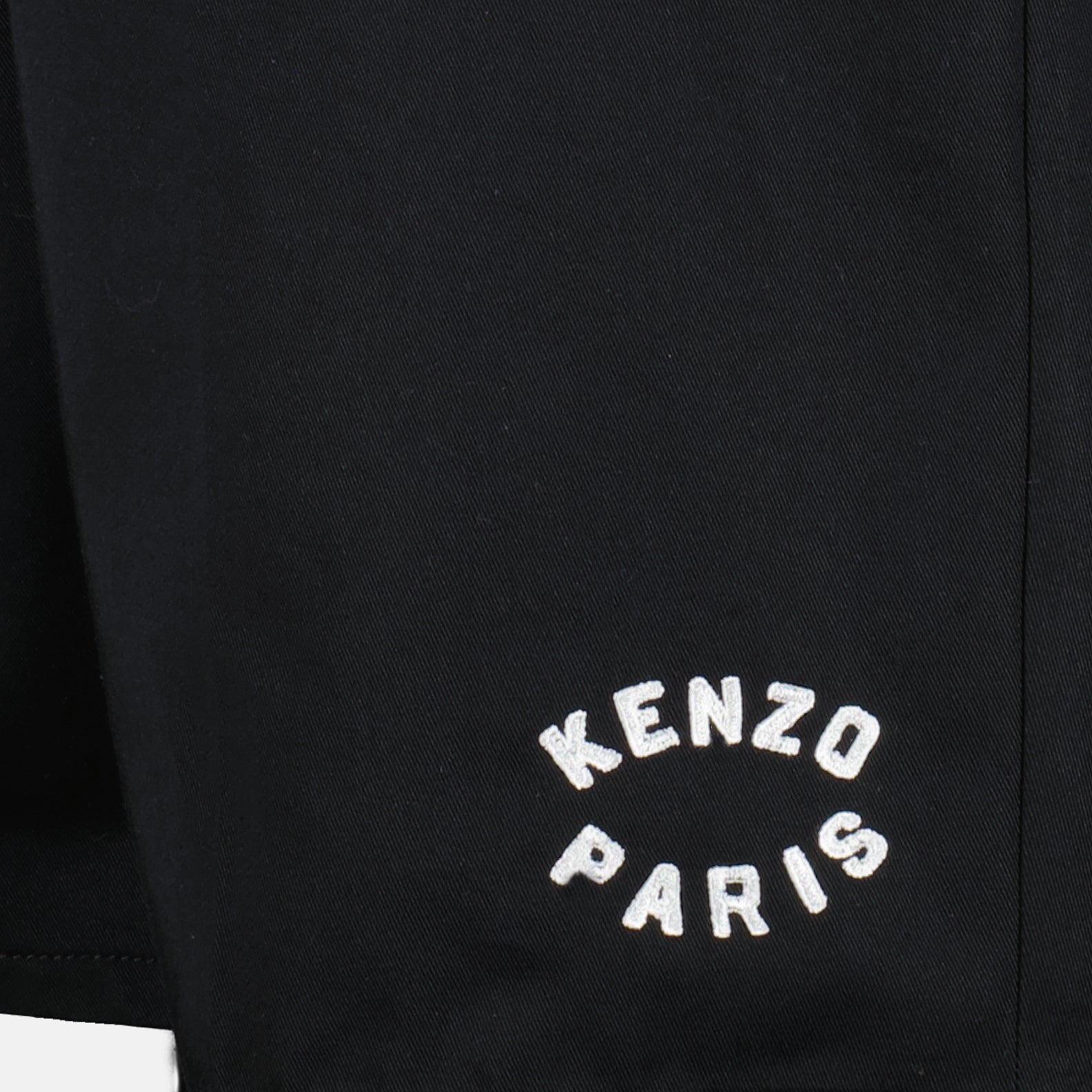 ショートパンツ コットンバミューダショーツ Kenzo 黒 男