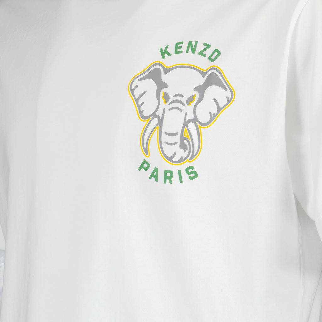 Camisetas T-shirt Kenzo Elephant Kenzo Branco Homme