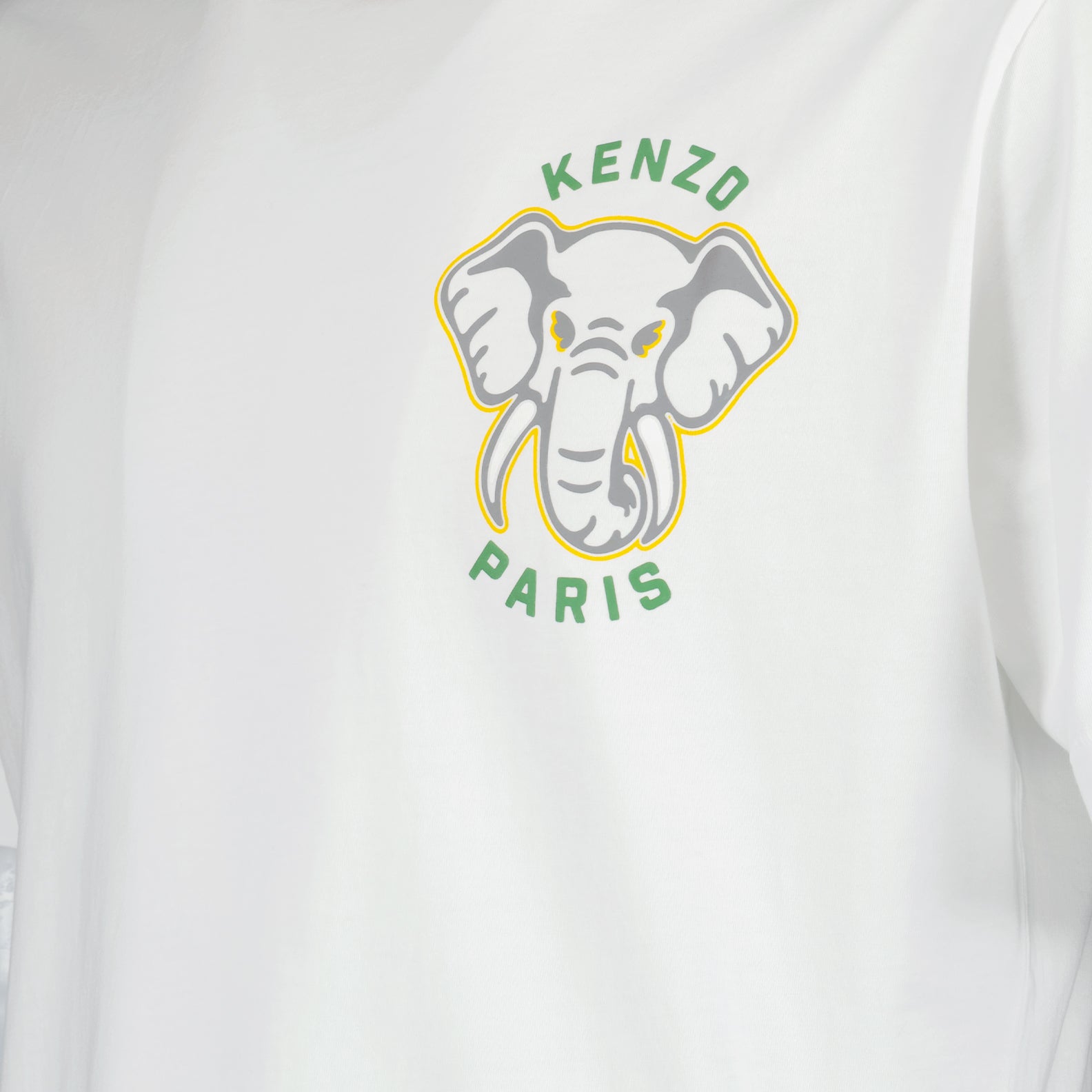 Camisetas T-shirt Kenzo Elephant Kenzo Branco Homme