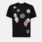T-shirts Patched T-shirt Kenzo Black Man