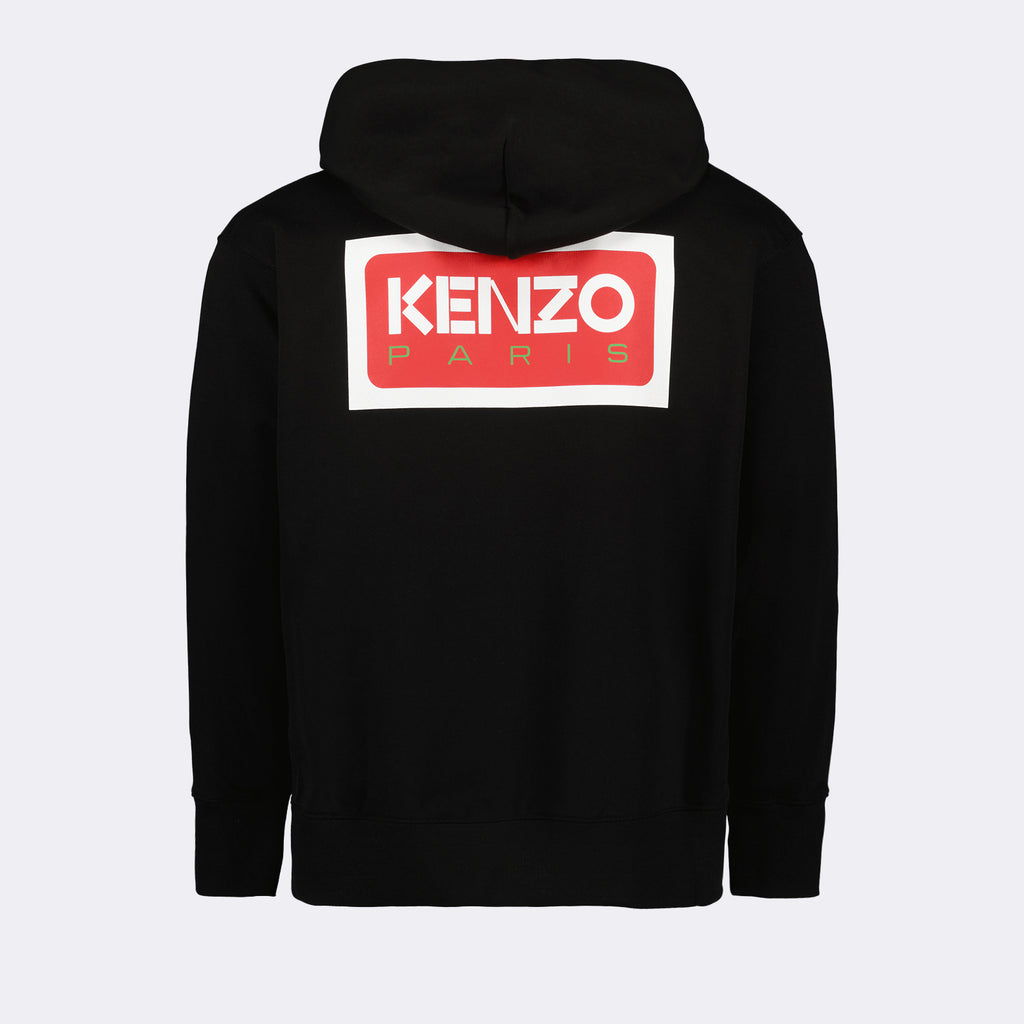 Sweatshirts Sweat à capuche à logos Kenzo Schwarz Femme