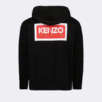 Sweatshirts Sweat à capuche à logos Kenzo Schwarz Femme