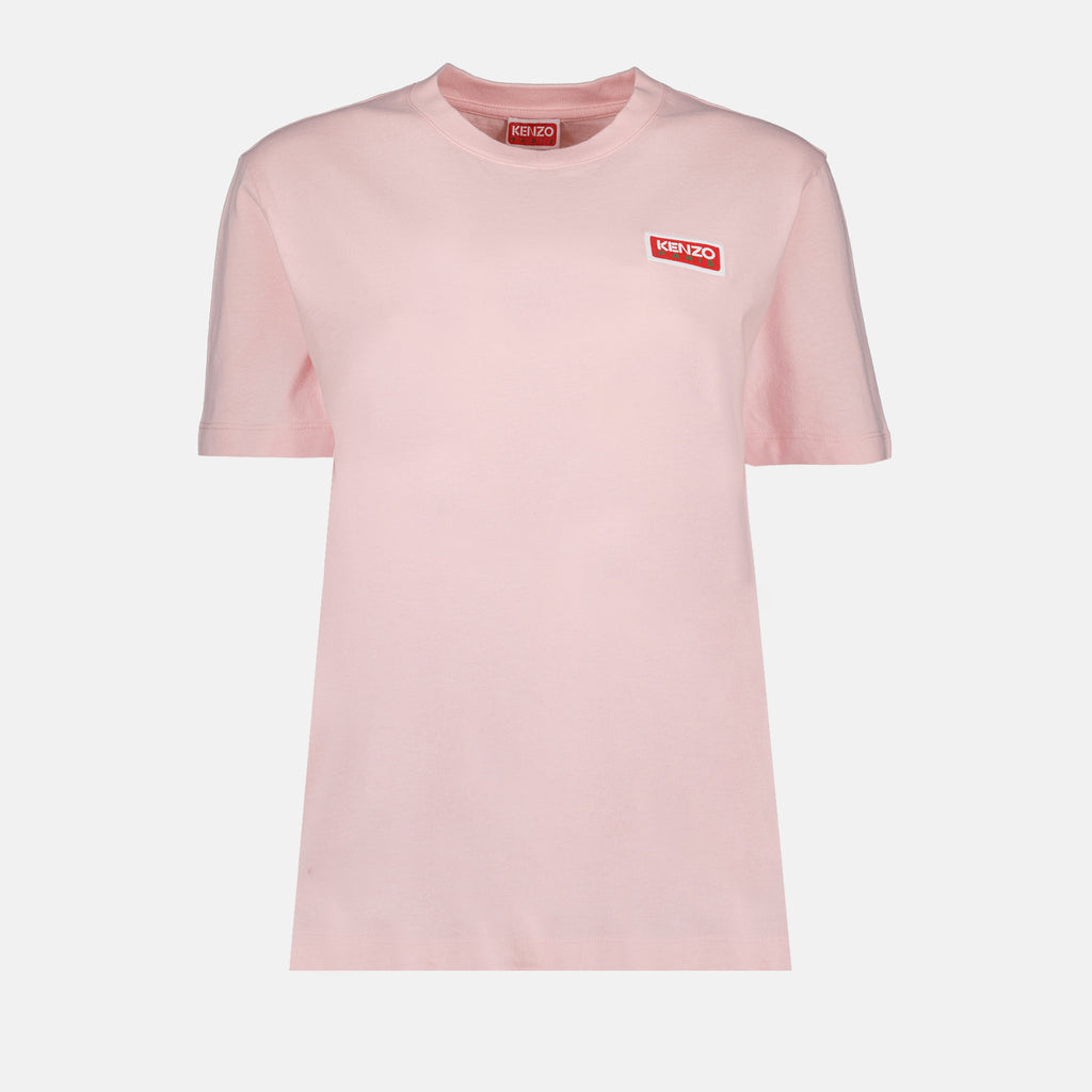 Camisetas T-shirt à logos Kenzo Rosa Femme