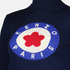 니트웨어 Pull Kenzo Target Kenzo 파란색 Femme