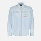 Hemden Chemise Western en denim Kenzo Blau Homme