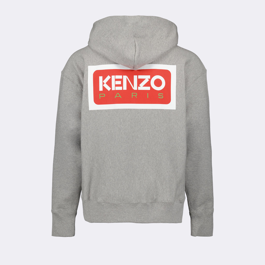 Sweatshirts Zipped sweatshirt with logos Kenzo Gray Man