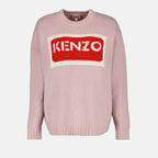 Maille Pull à logo Kenzo Rose Femme