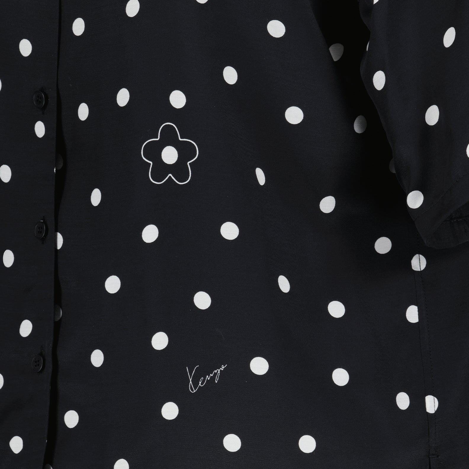 Camisas Chemise hawaïenne Flower Spot Kenzo Preto Femme