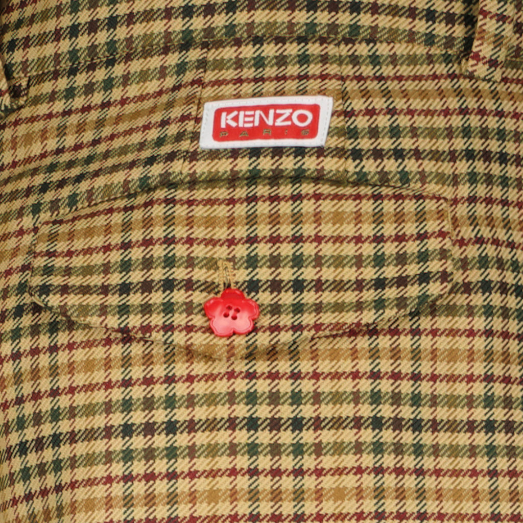 パンツ テーラードパンツ Kenzo 茶色 女性