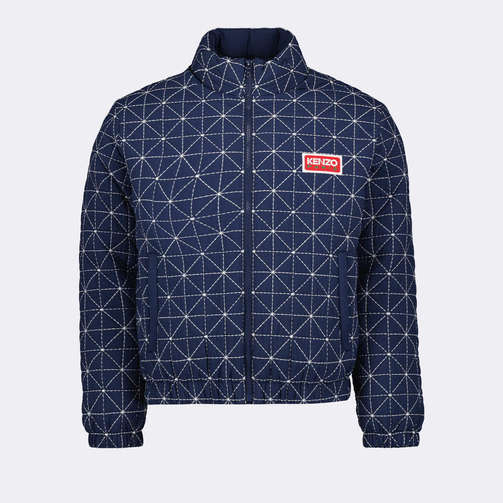 Manteaux Doudoune bleue 'Sashiko Stitch' Kenzo Bleu foncé Femme