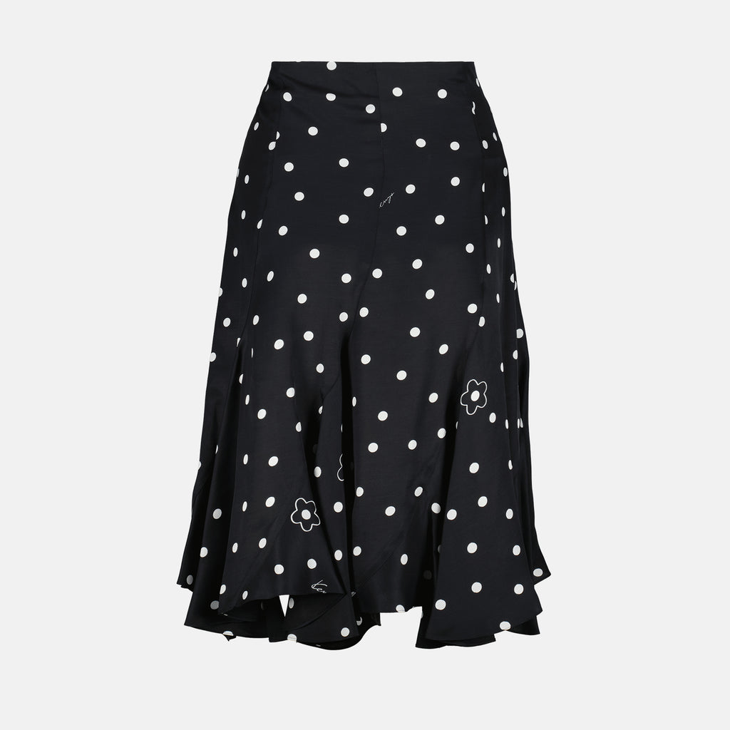 Jupes Jupe à pois Kenzo Noir Femme