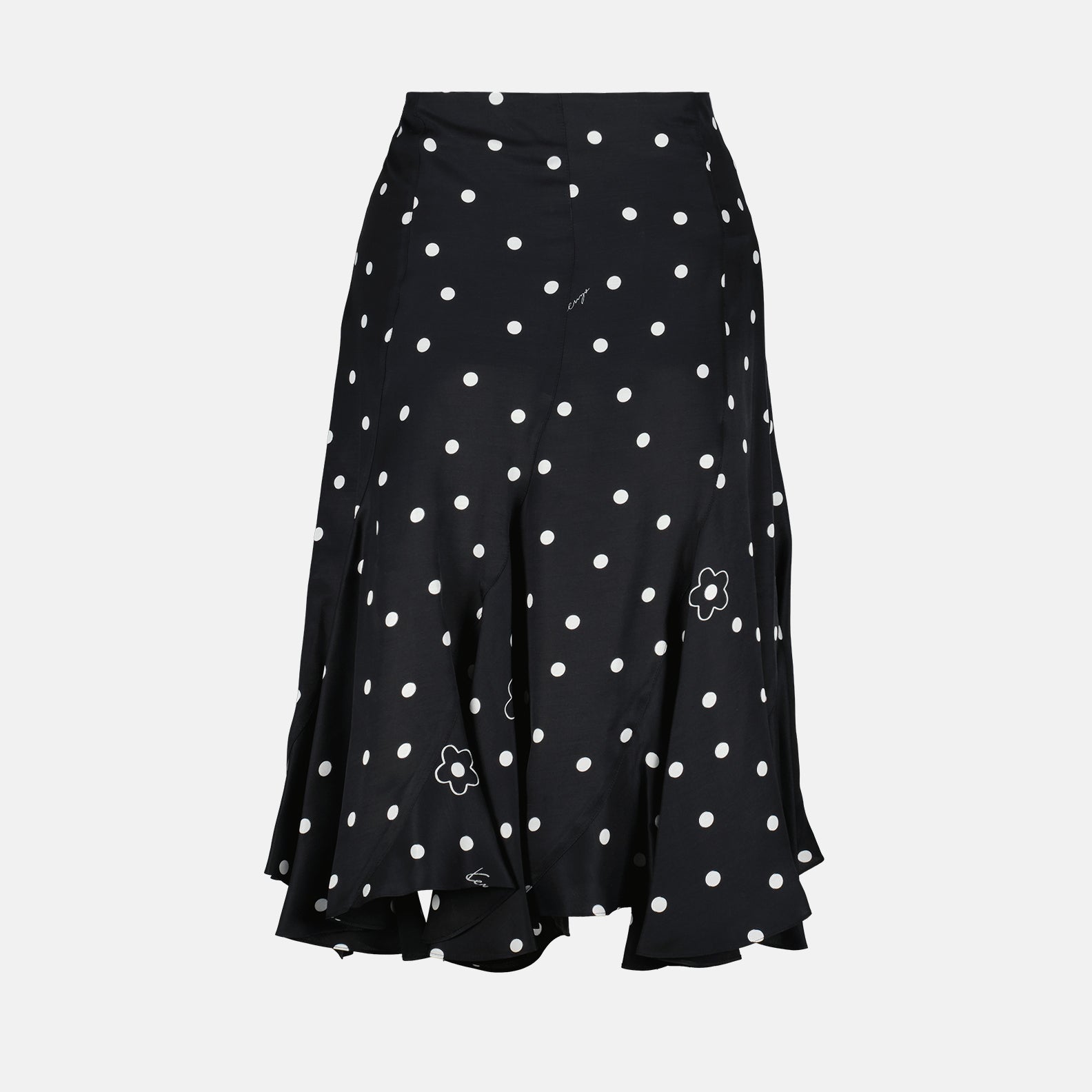 Jupes Jupe à pois Kenzo Noir Femme