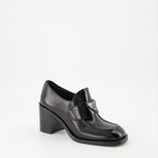 Mocassins Mocassins à talon Prada Noir Femme