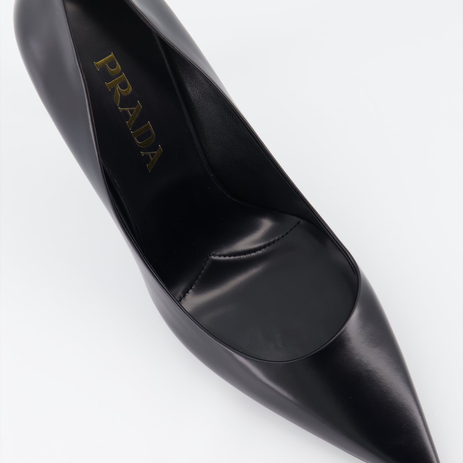 Escarpins Escarpins en cuir Prada Noir Femme