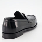 Mocassins Mocassins en cuir verni Prada Noir Homme