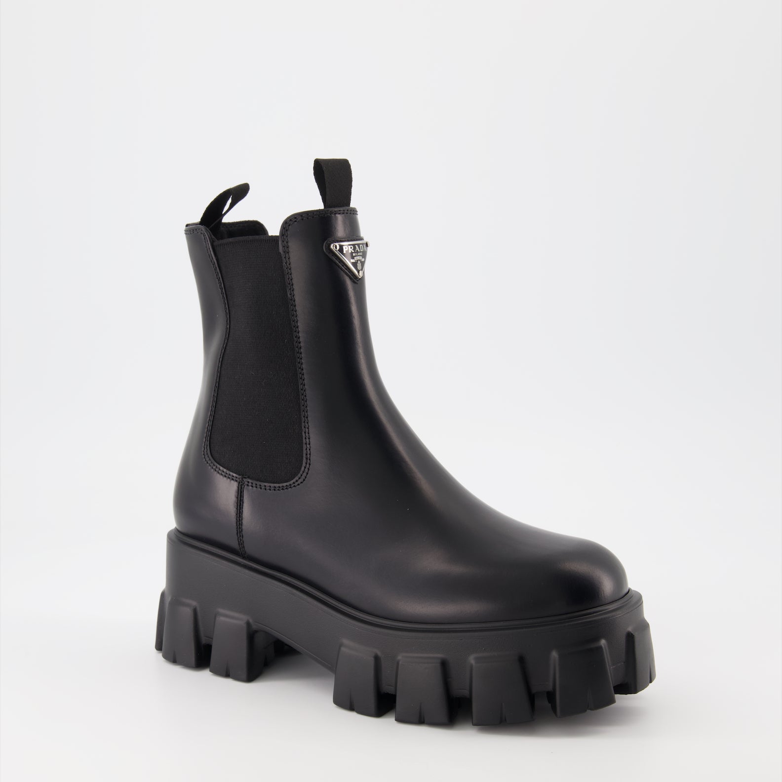 Ankle boots Monolith ankle boots Prada Black Women