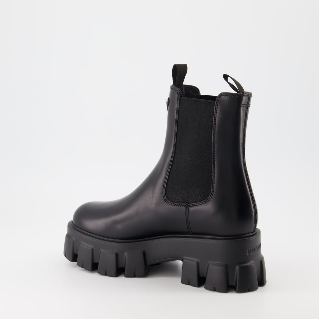 Ankle boots Monolith ankle boots Prada Black Women