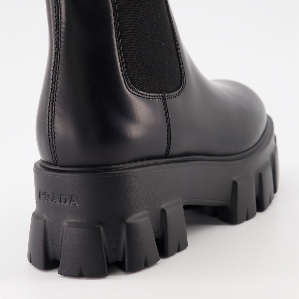 Ankle boots Monolith ankle boots Prada Black Women