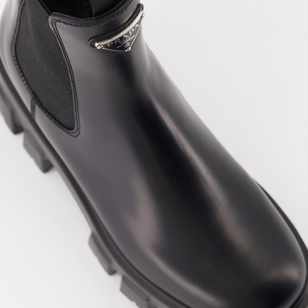 Ankle boots Monolith ankle boots Prada Black Women