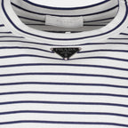 T-Shirts T-shirt en coton Prada Weiß Homme