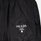 Shorts Short en nylon Prada Noir Femme
