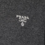 Giacche Veste en cachemire Prada Grigio Homme