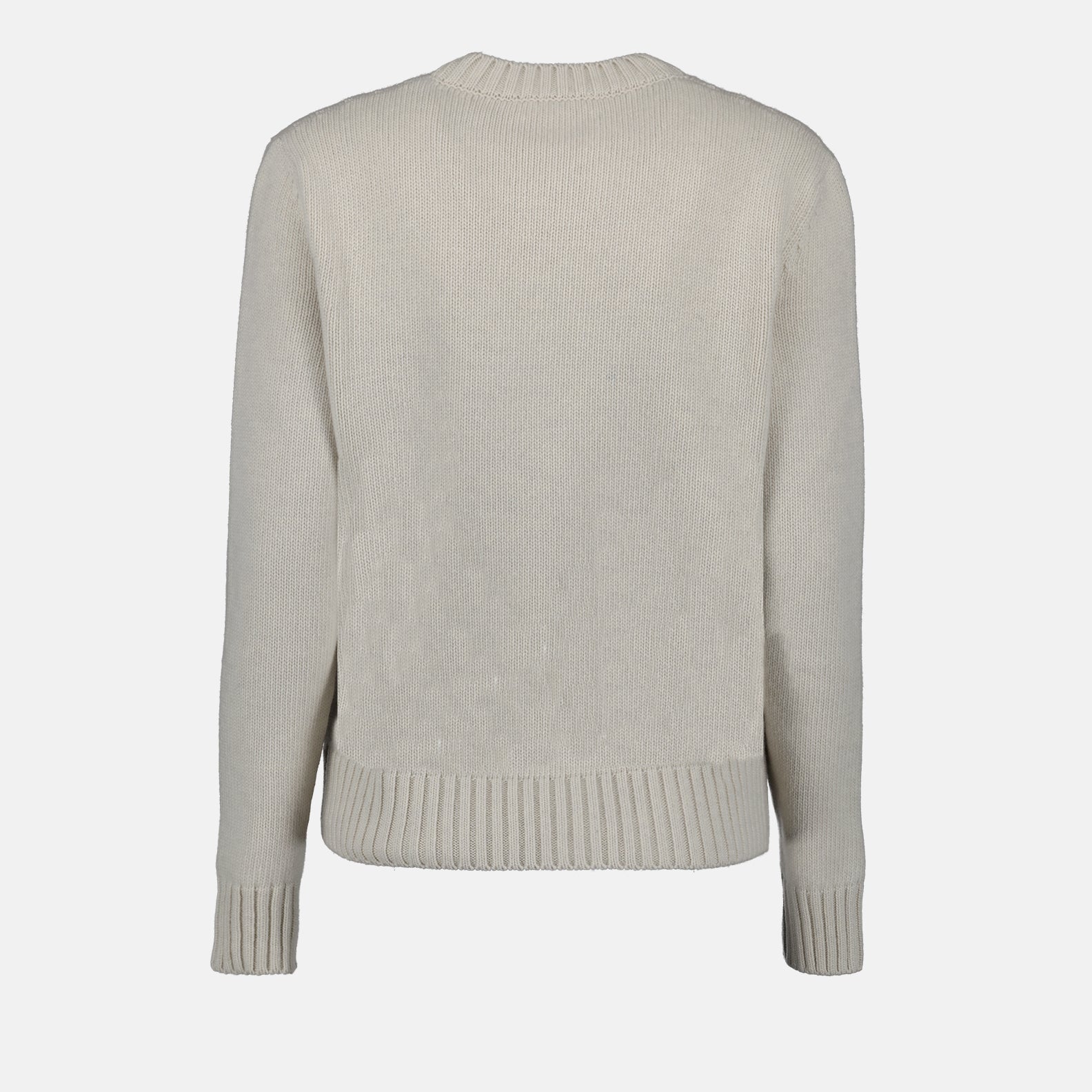 니트웨어 Pull en maille brodé Prada 하얀색 Femme