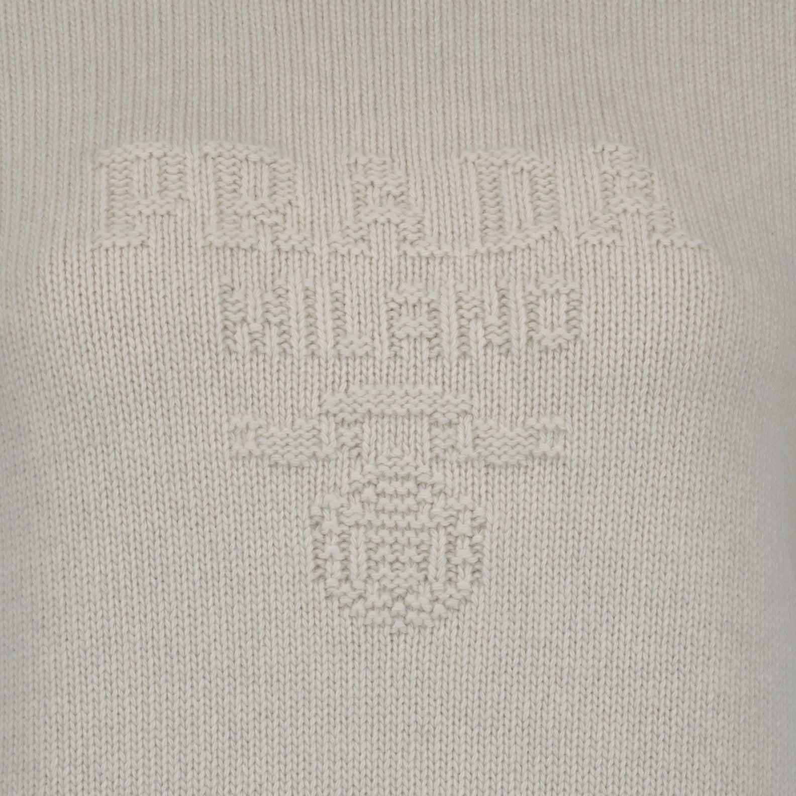 니트웨어 Pull en maille brodé Prada 하얀색 Femme
