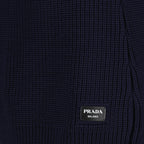 Jupes Jupe en laine Prada Bleu foncé Femme