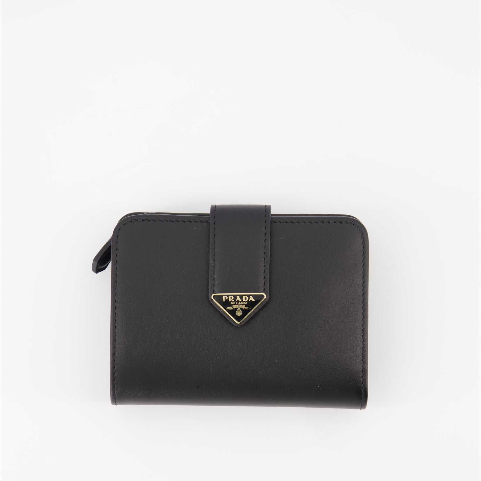 Small leather goods Saffiano wallet Prada Black Women