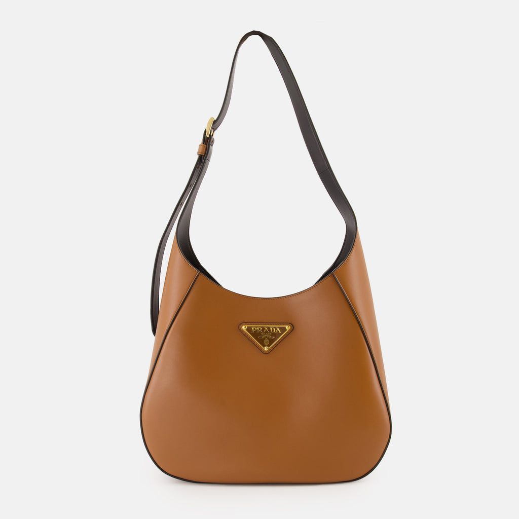 Borse a mano e a spalla Sac à bandoulière en cuir Prada Marrone Femme